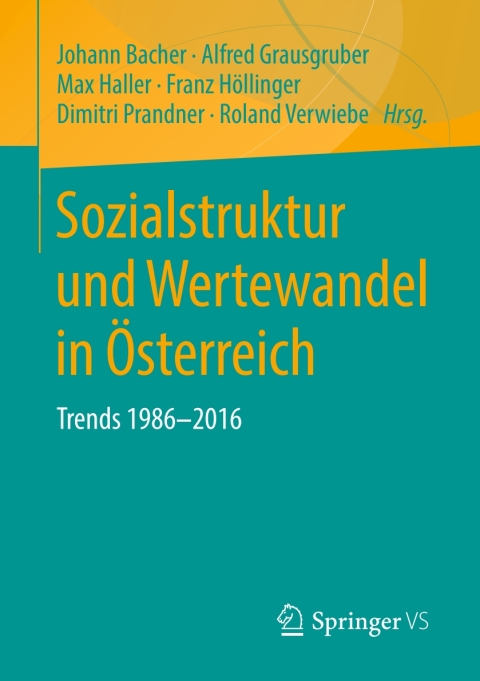 Cover image for book Sozialstruktur und Wertewandel in Österreich