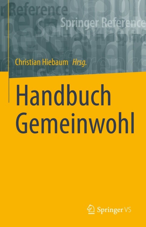 Cover image for book Handbuch Gemeinwohl