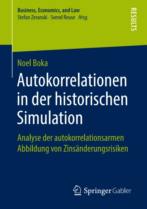 Cover image for book Autokorrelationen in der historischen Simulation