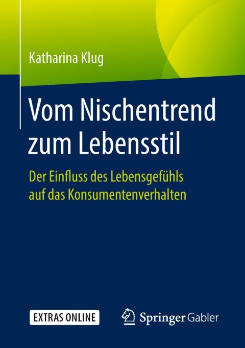 Cover image for book Vom Nischentrend zum Lebensstil