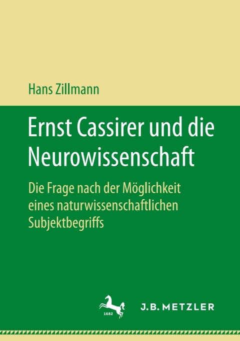Cover image for book Ernst Cassirer und die Neurowissenschaft