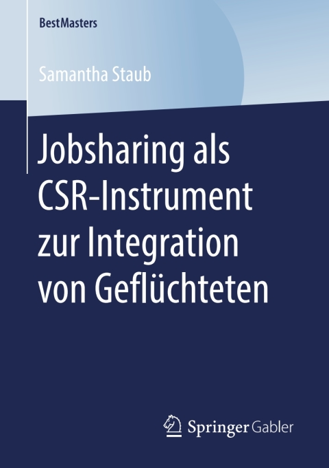 Cover image for book Jobsharing als CSR-Instrument zur Integration von Geflüchteten