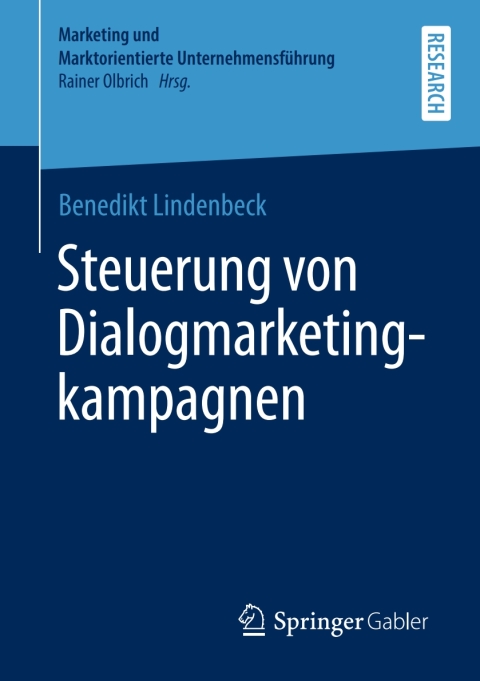 Cover image for book Steuerung von Dialogmarketingkampagnen