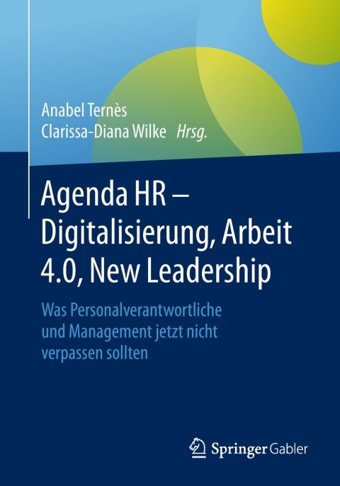 Cover image for book Agenda HR – Digitalisierung, Arbeit 4.0, New Leadership