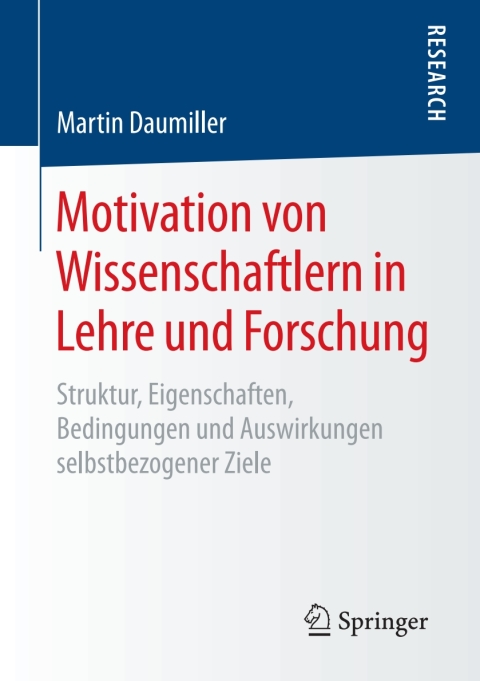 Cover image for book Motivation von Wissenschaftlern in Lehre und Forschung