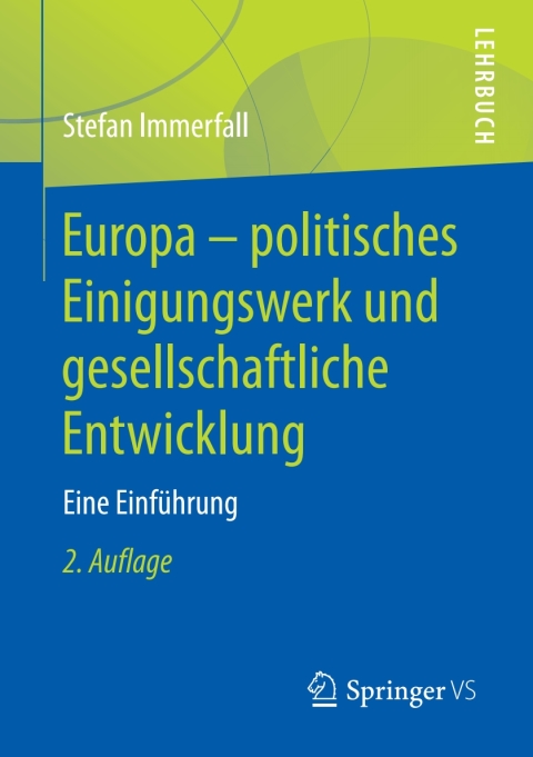Cover image for book Europa - politisches Einigungswerk und gesellschaftliche Entwicklung