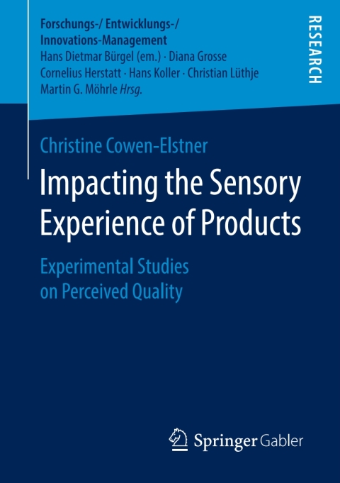Cover image for book Impacting the Sensory Experience of Products