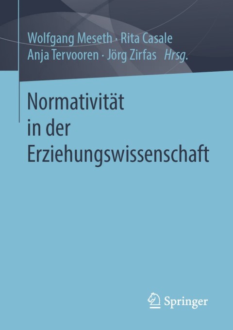 Cover image for book Normativität in der Erziehungswissenschaft