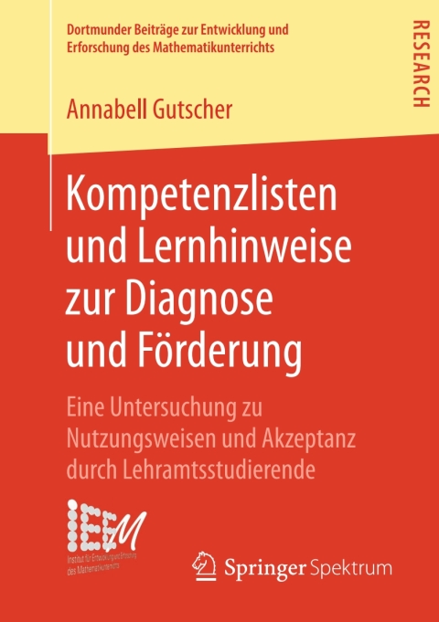 Cover image for book Kompetenzlisten und Lernhinweise zur Diagnose und Förderung