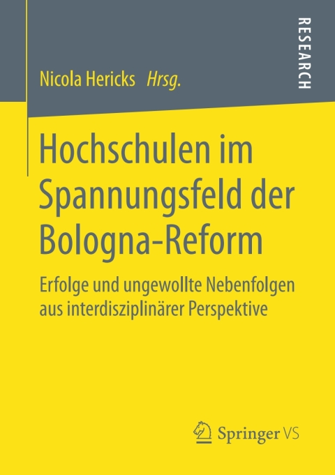 Cover image for book Hochschulen im Spannungsfeld der Bologna-Reform