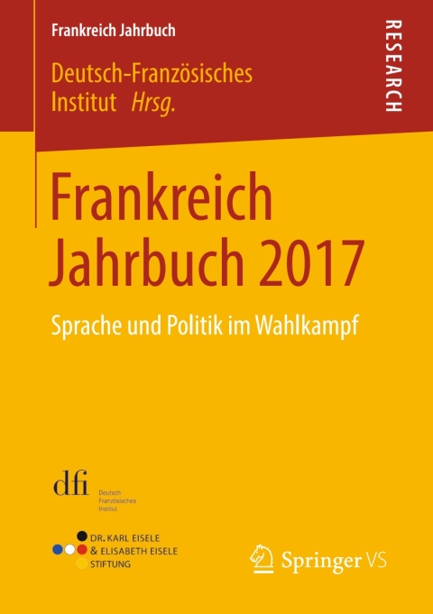Cover image for book Frankreich Jahrbuch 2017