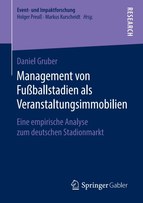 Cover image for book Management von Fußballstadien als Veranstaltungsimmobilien