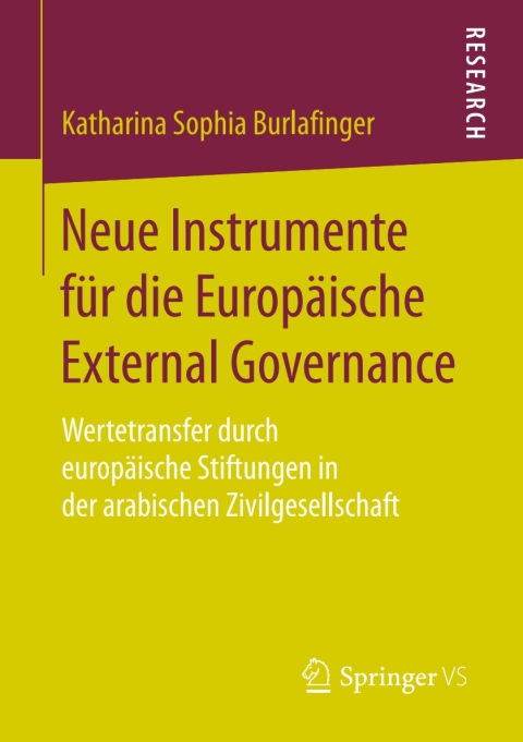 Cover image for book Neue Instrumente für die Europäische External Governance