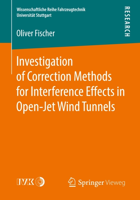 Cover image for book Investigation of Correction Methods for Interference Effects in Open-Jet Wind Tunnels