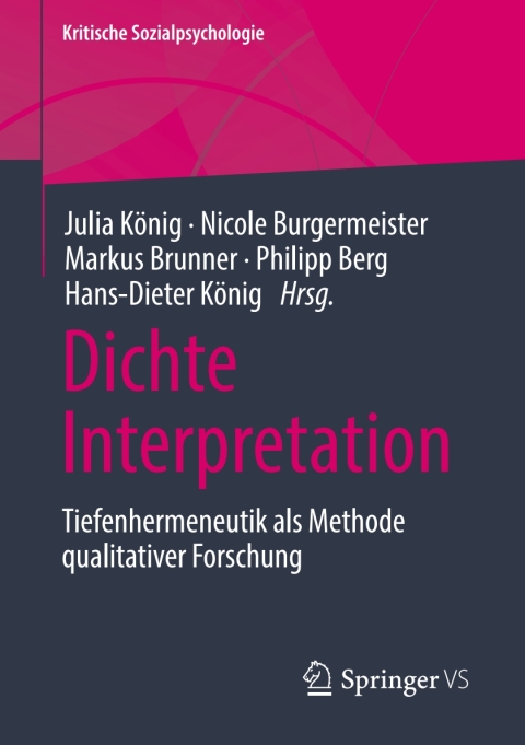 Cover image for book Dichte Interpretation