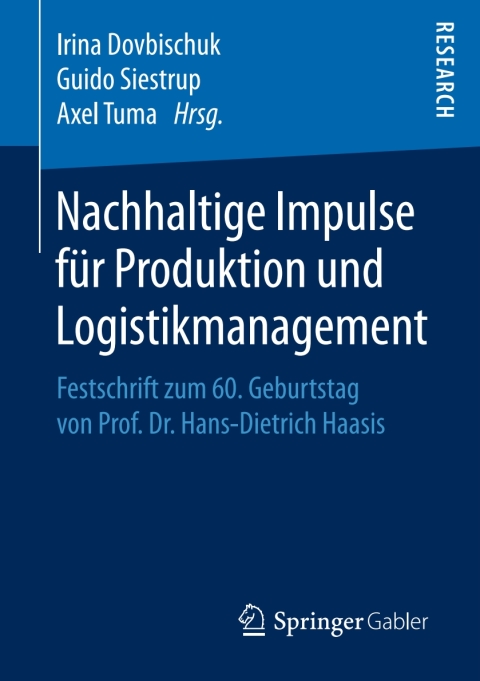 Cover image for book Nachhaltige Impulse für Produktion und Logistikmanagement
