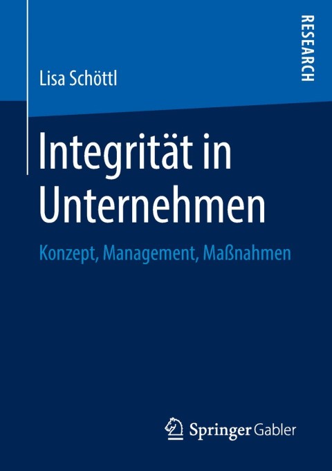 Cover image for book Integrität in Unternehmen