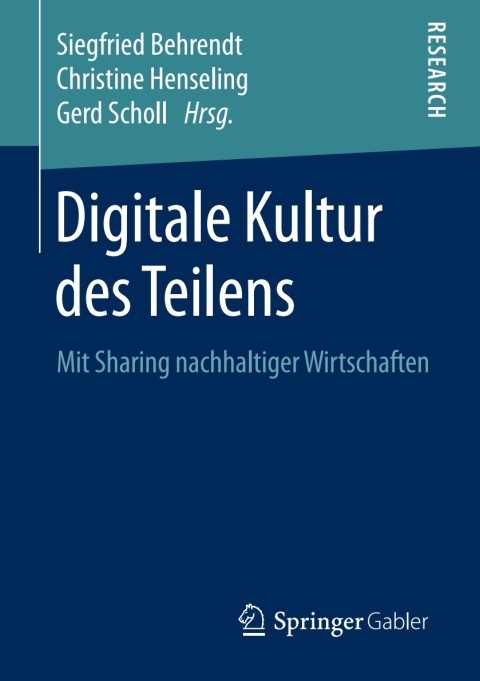 Cover image for book Digitale Kultur des Teilens