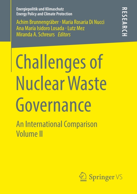 Cover image for book Challenges of Nuclear Waste Governance