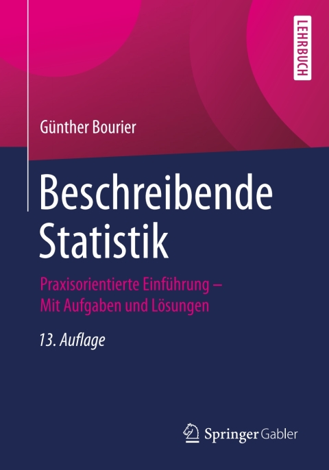 Cover image for book Beschreibende Statistik