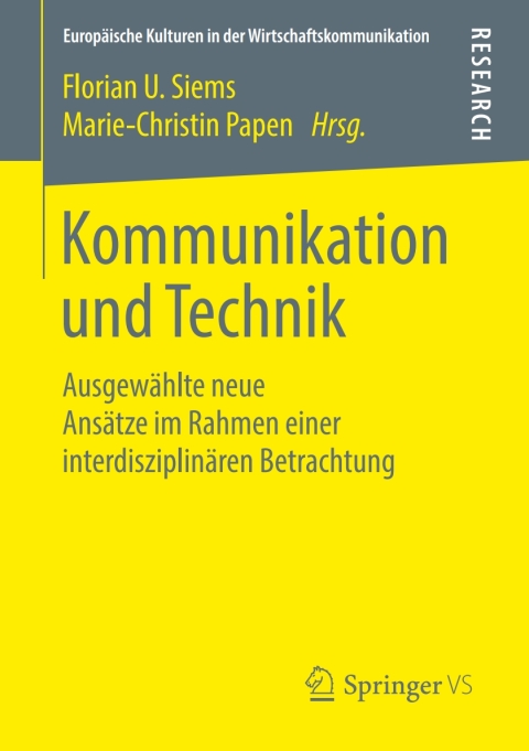 Cover image for book Kommunikation und Technik
