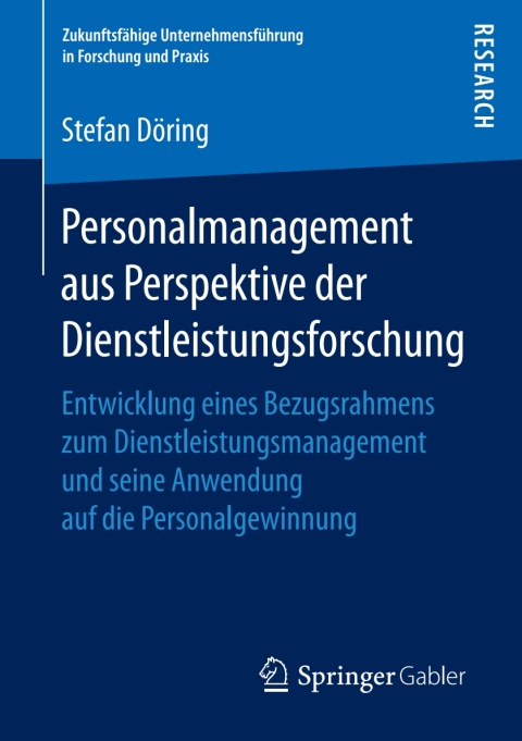 Cover image for book Personalmanagement aus Perspektive der Dienstleistungsforschung