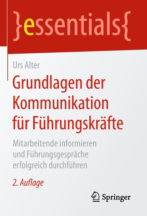 Cover image for book Grundlagen der Kommunikation für Führungskräfte