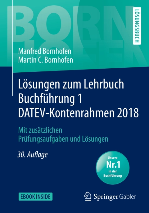 Cover image for book Lösungen zum Lehrbuch Buchführung 1 DATEV-Kontenrahmen 2018