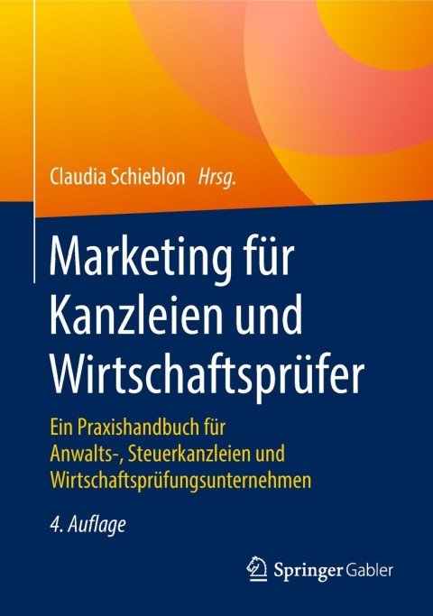 Cover image for book Marketing für Kanzleien und Wirtschaftsprüfer
