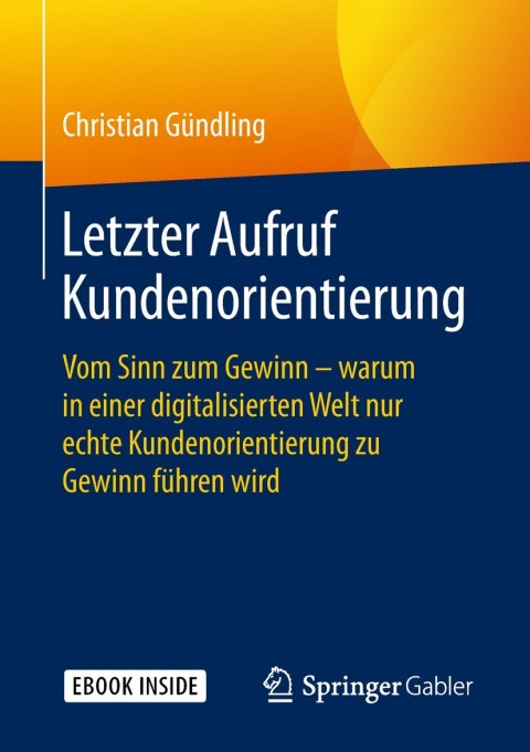 Cover image for book Letzter Aufruf Kundenorientierung