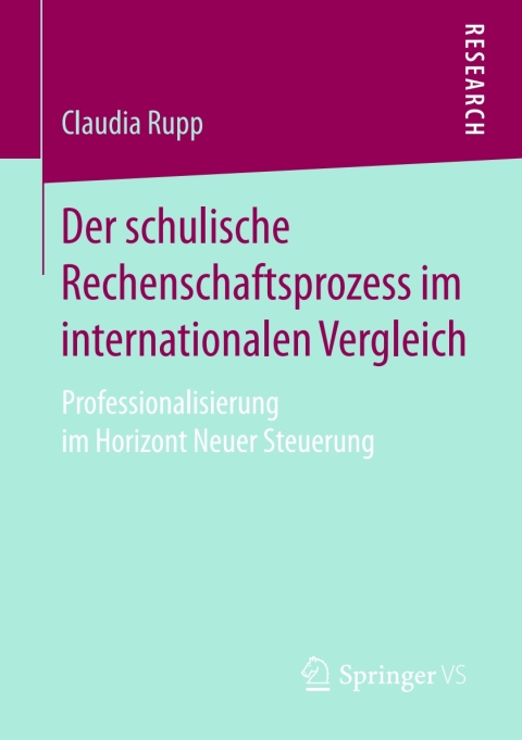 Cover image for book Der schulische Rechenschaftsprozess im internationalen Vergleich