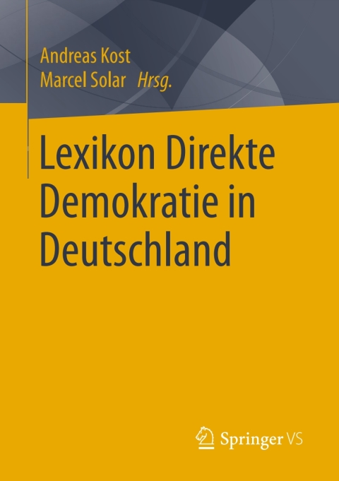 Cover image for book Lexikon Direkte Demokratie in Deutschland
