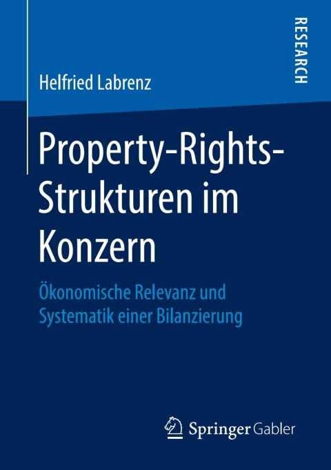 Cover image for book Property-Rights-Strukturen im Konzern