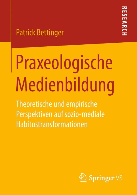 Cover image for book Praxeologische Medienbildung