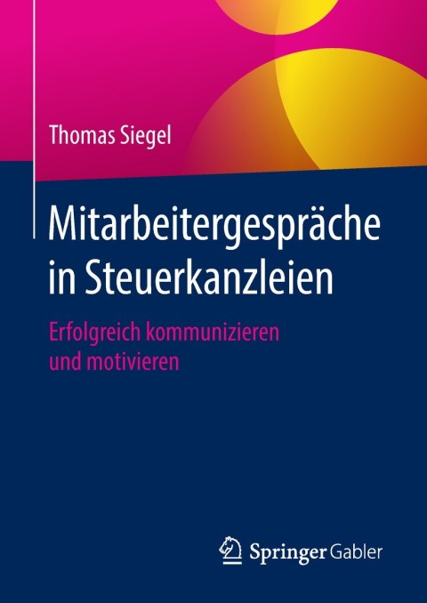 Cover image for book Mitarbeitergespräche in Steuerkanzleien