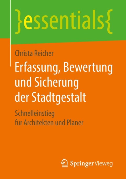 Cover image for book Erfassung, Bewertung und Sicherung der Stadtgestalt