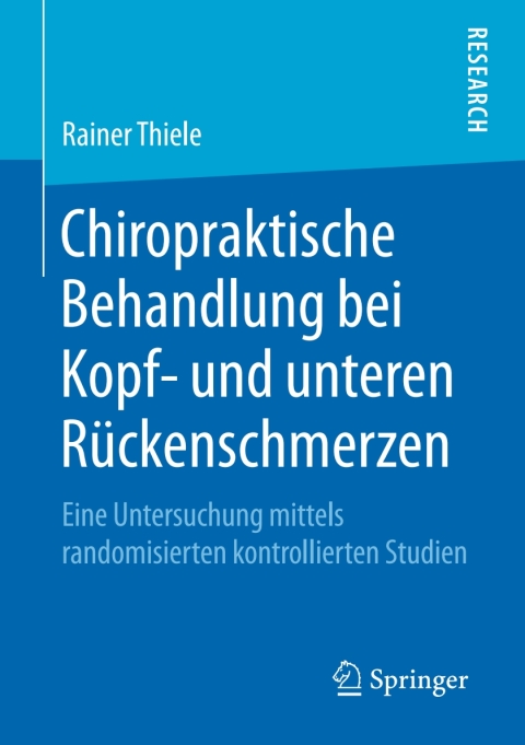 Cover image for book Chiropraktische Behandlung bei Kopf- und unteren Rückenschmerzen