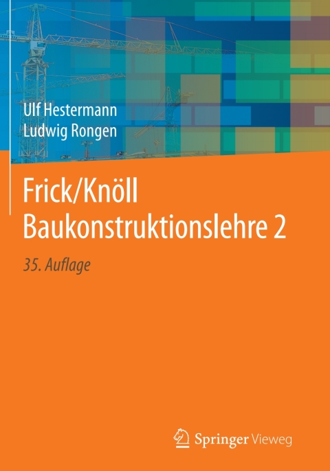 Cover image for book Frick/Knöll Baukonstruktionslehre 2