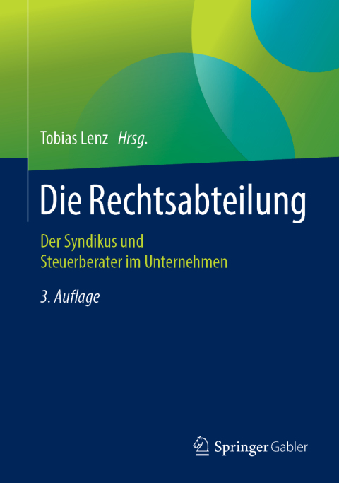Cover image for book Die Rechtsabteilung