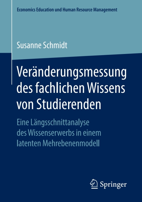 Cover image for book Veränderungsmessung des fachlichen Wissens von Studierenden