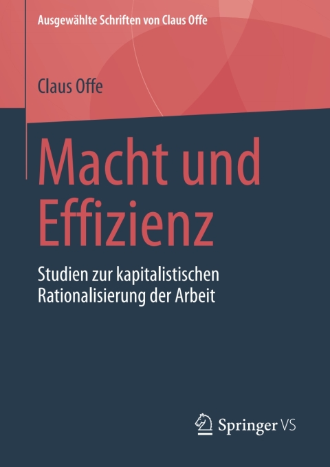 Cover image for book Macht und Effizienz