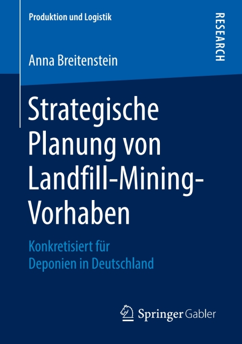 Cover image for book Strategische Planung von Landfill-Mining-Vorhaben
