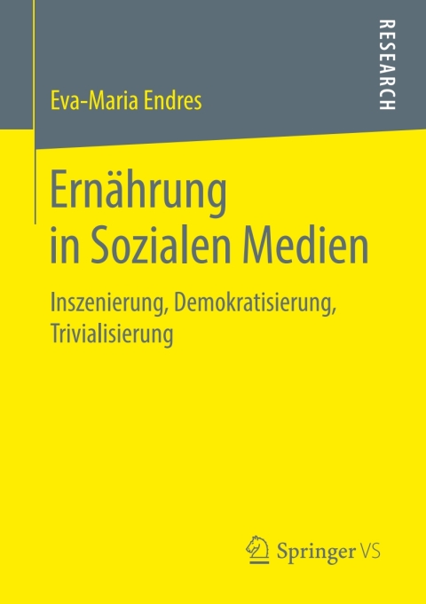 Cover image for book Ernährung in Sozialen Medien