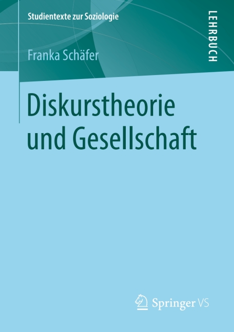 Cover image for book Diskurstheorie und Gesellschaft