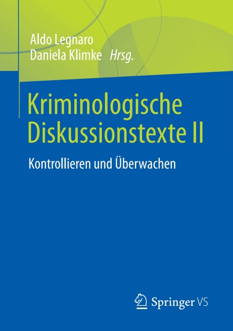 Cover image for book Kriminologische Diskussionstexte II