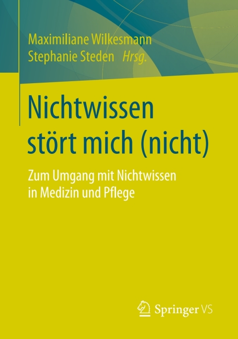 Cover image for book Nichtwissen stört mich (nicht)