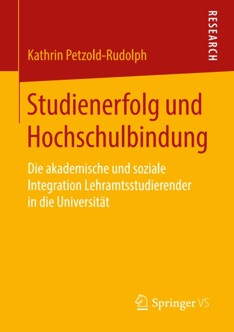 Cover image for book Studienerfolg und Hochschulbindung