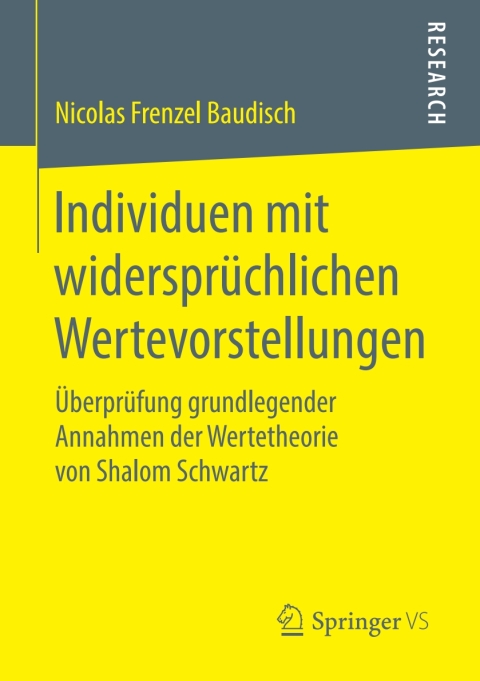 Cover image for book Individuen mit widersprüchlichen Wertevorstellungen