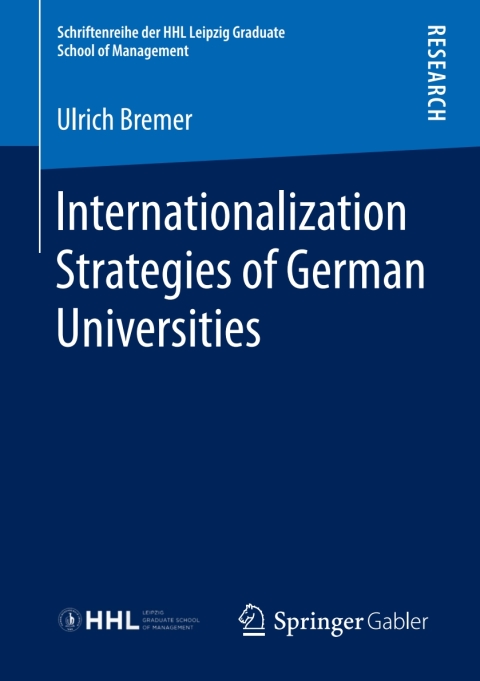 Cover image for book Internationalization Strategies of German Universities