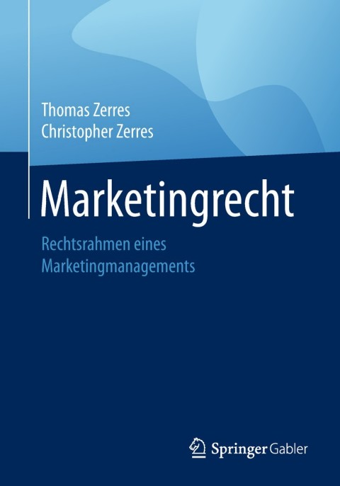 Cover image for book Marketingrecht